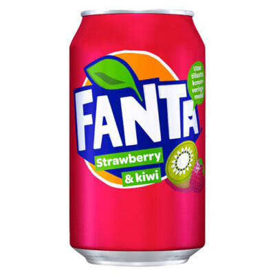 Fanta Strawberry und Kiwi Geschmack erfrischend prickelnd 330ml