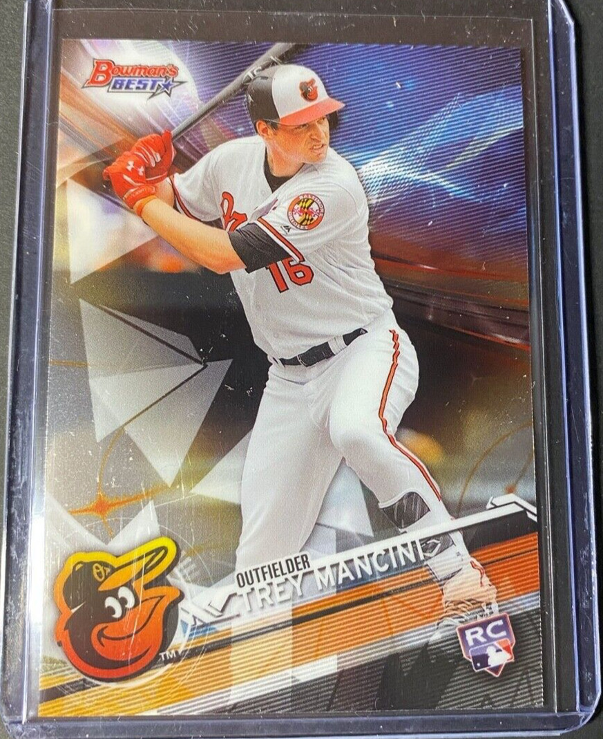 2017 Bowman's Best #47 Trey Mancini Baltimore Orioles Rookie MLB Baseball