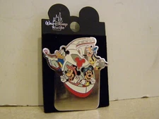 Walt Disney World Fab 4 Red Line Monorail Pin Mickey, Minnie, Donald & Goofy NEW