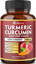 Tumeric Curcumin Max Potency with Bioperine Black Pepper 4080mg 90 Capsules