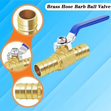 Heater Hose Shut Off Valve Brass Barb Shut Off Valve Kit Stainless Steel Clamps