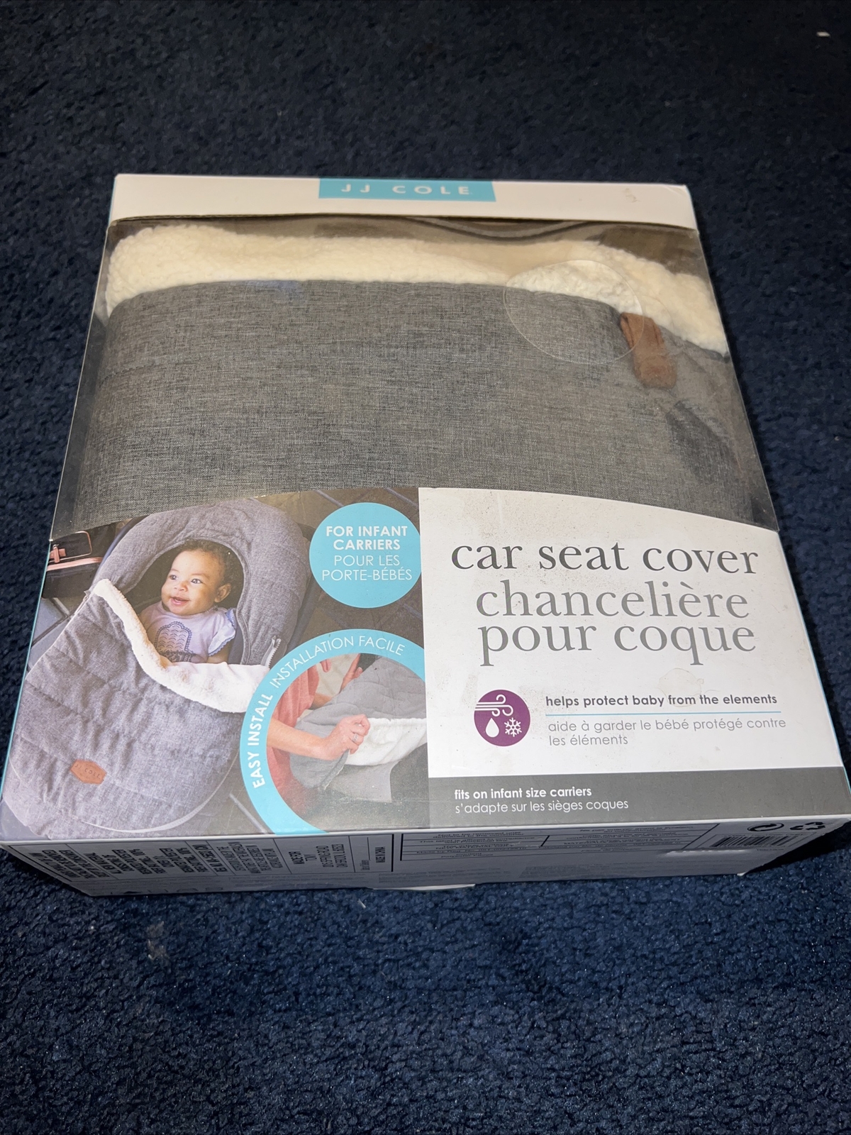 JJ Cole Baby Car Seat Cover BlanketStyle Baby Stroller & Baby Carrier