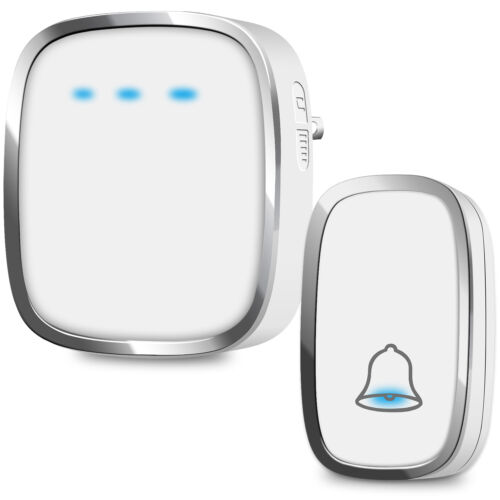 Wireless Doorbell, Waterproof Plugin Chime Ring Receiver Adjustable Volume  - Picture 1 of 7