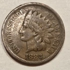 $  .01 1882 Copper Indian Head Cent Very Good VG
