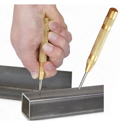 5 Inch Automatic Center Pin Punch Spring Loaded Mark Starting Holes Tools W&J AA - Imagen 1 de 4