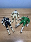 Lot of 3 Vintage 1993/1996 Bandai Mighty Morphin Power Rangers Flip Head Figures