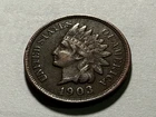 1903 INDIAN HEAD PENNY FULL LIBERTY U.S. COIN - SHIPS FREE W/ USPS TRACK & INSUR