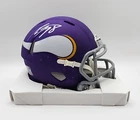 ADRIAN PETERSON Signed Auto Minnesota Vikings RAVE Riddell Mini Helmet JSA