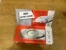 Vintage DRITZ Electric Scissors #716 Scovill for Fabric or Paper ~ Original Box