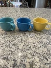 Homer Laughlin Fiesta Fiestaware Jumbo Mug Soup Bowl- Set of 3, 1st Quality