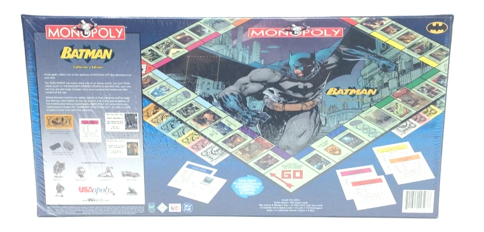 Parker Brothers Monopoly BATMAN EDICIÓN COLECCIONISTA Precintado Foto 4 de 4