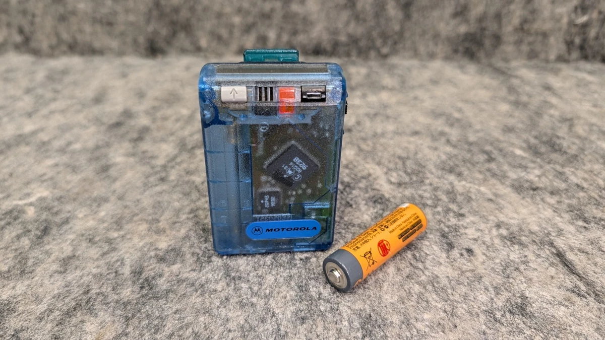 Pager Motorola MobileComm Vintage Années 90 - Bouton Vert, Pour Pièces, Ne Fonctionne Pas