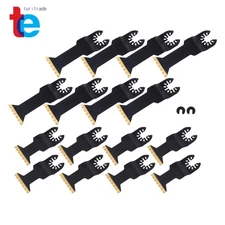 Extra-Long Titanium Oscillating Saw Blades Multi Tool Blades Set of 16