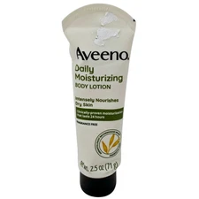 Aveeno Daily Moisturizing Body Lotion 2.5oz Fragrance Free Dry Skin