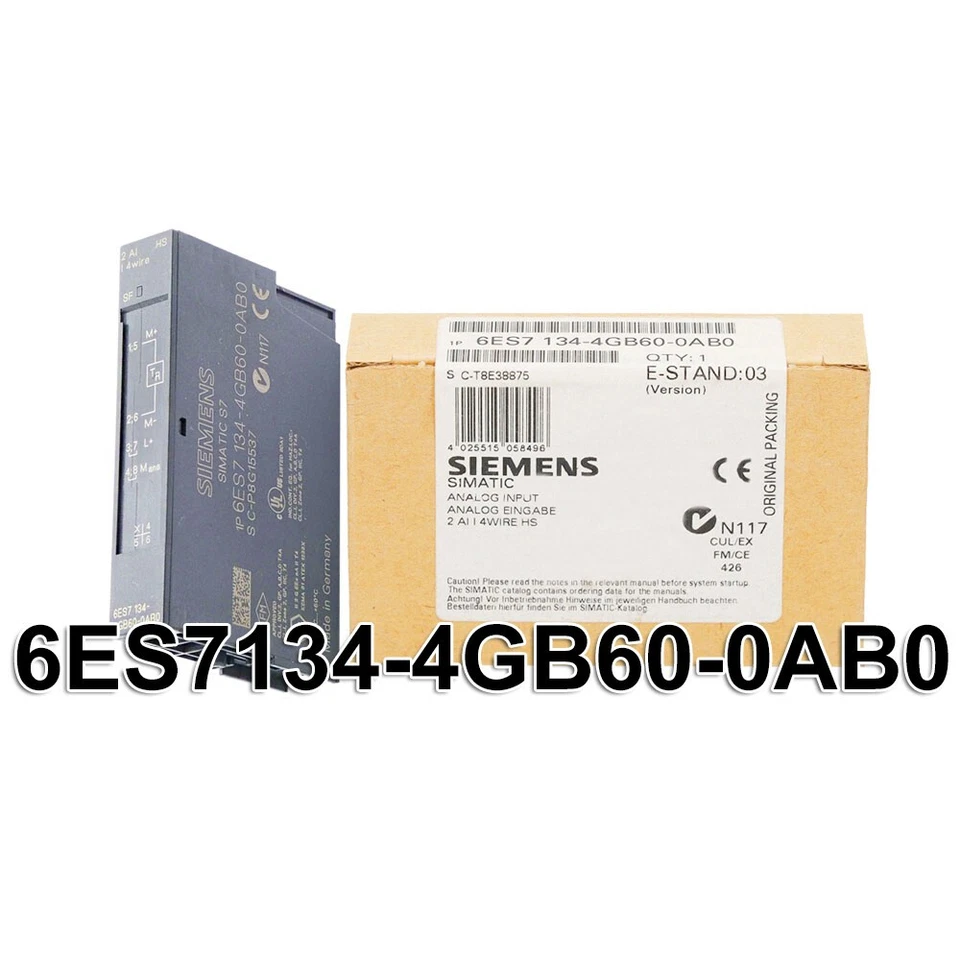 New Siemens 6ES7 134-4GB60-0AB0 6ES7134-4GB60-0AB0 SIMATIC DP ELECTRONIC MODULE - Image 4 of 4