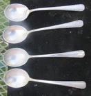 FOUR INTERNATIONAL STERLING SILVER COURTSHIP SPOON 6 1/2 INCHES