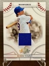 2008 Donruss Threads Robin Yount Silver Jersey Card /500 #29 - Milwaukee Brewers