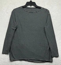 Lululemon Womens Size 10? Gray Long Sleeve Back in Action Blouse Top (L7)