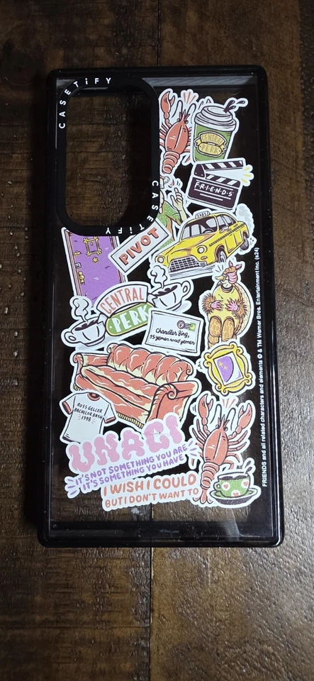 Funda CASETiFY Impact Galaxy S23 Ultra Friends Adhesiva Mania Teléfono Estuche Foto 2 de 3