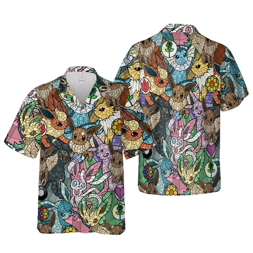 PKM Stained Glass Hawaiian Shirt