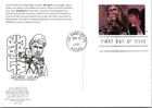 Dr Jim Stamps Postal Card Star Wars Han Solo And Chewbacca First Day Issue
