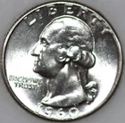 1960-P Washington Quarter 90% Silver Uncirculated As Shown [SN01]