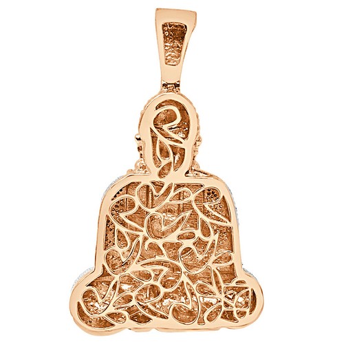 Echter echter natürlicher Diamant Gautama Buddha Meditation Anhänger Charm groß 2,65 Zoll - Bild 17 von 18