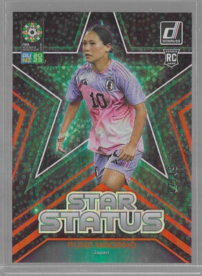2023 Donruss FIFA Women s World Cup Fuka Nagano Star Status Orange #/49