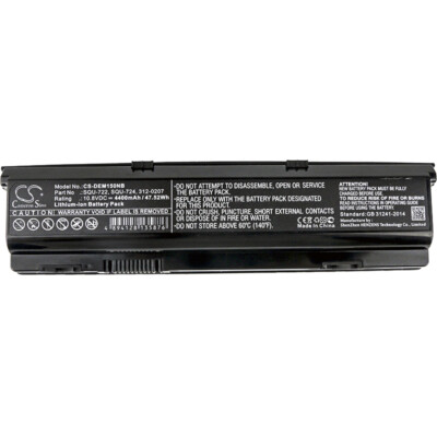 Ersatzakku CS-DEM150NB für DELL Alienware M15X 0D951T - 10,8 Volt 4400mAh Li-Ion