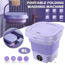 8L Mini Waschmaschine mit Schleuder Faltbar B...
