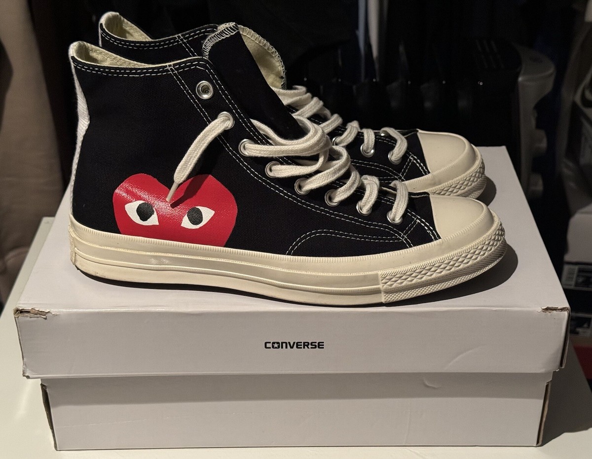 Size UK 9 - Used Converse Chuck Taylor All Star 70 Hi Comme  display picture 1