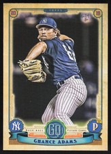 2019 Topps Gypsy Queen Baseball Chance Adams RC #141 New York Yankees
