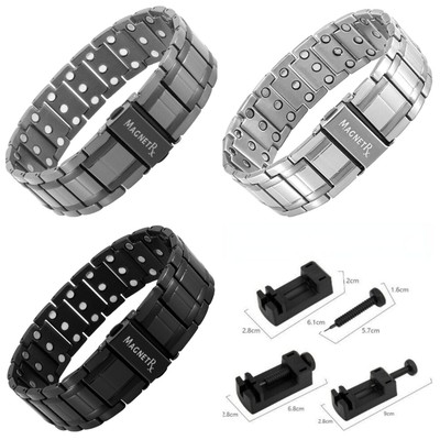 MagnetRX 3x Strength Titanium Magnetic Therapy Bracelet For Men