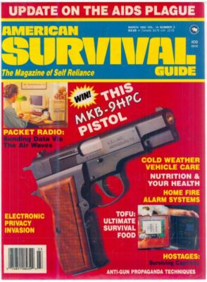 AMERICAN SURVIVAL GUIDE MAGAZINE 75 Unique Issue Collection On USB Flash Drive