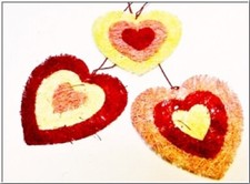 Lasting Surprise Herzgirlande – 15 M, Rosa-goldene Papiergirlande Für Valentinstag & Feiern