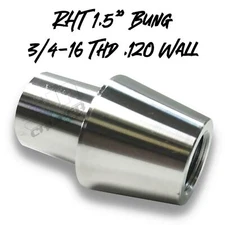 3/4-16 RHT 1.5" 120 Wall Weld Bung Rod End Heim Tube Adapter UTV ATV Suspension
