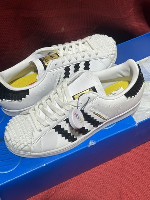 Adidas Originals Superstar x LEGO Base Plates 2021 Retro Sneakers Shoes NIB 9