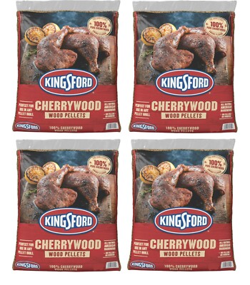 Kingsford Hardwood Cherrywood Wood Pellets, x 5lb Bags, 20lb Total