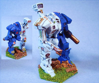 Battletech painted Battleaxe battlemech  LG