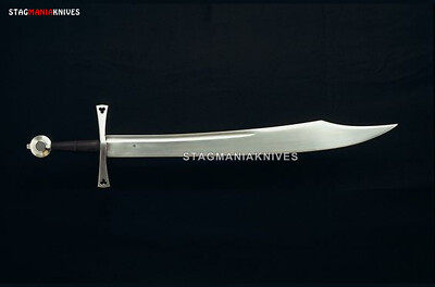 Premium Hand Forged J2 Steel Hunting Falchion Medieval Roman Viking Sword