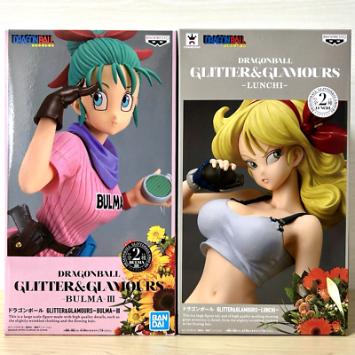 Dragon Ball Bulma Launch Figure set GLITTER & GLAMOURS BANPRESTO 