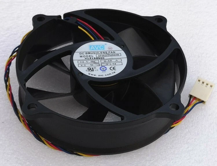 AVC DF0922512SEHN DC12V 0.35A 4-PIN PWM Fan Replace FA09025H12LPB CoolerMaster - Image 3 of 3