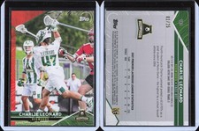2022 Topps Premier Lacrosse Orange Parallel #113 Charlie Leonard - Redwoods 1/25
