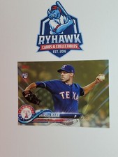 2018 Topps Update Gold #US208 Brandon Mann Rangers RC Rookie