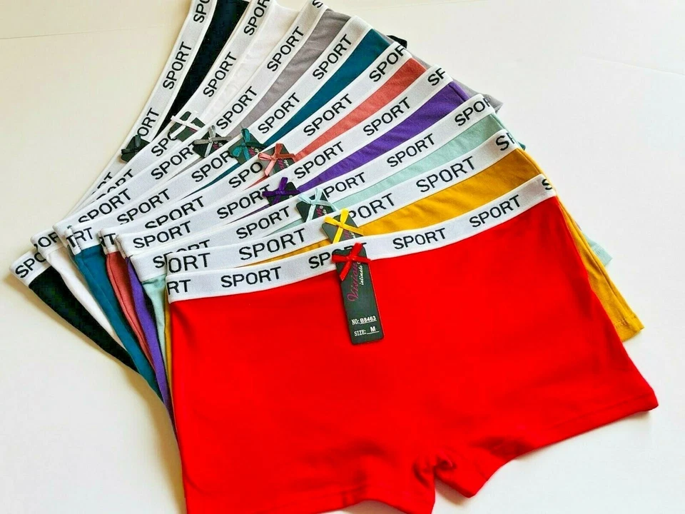6-12 Pantalones Cortos para Niños Deportivos SEXY Boxer Yoga Bragas Cortas 95% Algodón Ropa Interior P28 S-XL Foto 3 de 4