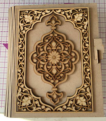 MDF Holz große Buchbox Erinnerung Foto Hochzeit Geburtstag Basteln DIY MYO Journal