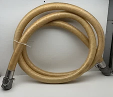 15ft ResistoPure Si-V ASTW Platinum Cured Silicone Hose Saflok DLF1-1/2 Coupling