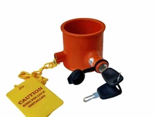 5th Wheel Anti theft King Pin Lock Secure Container Trailer RV  Camper Trailer