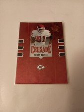 2005 Leaf Rookies and Stars Crusade Red Football Card #C20 Priest Holmes /1250
