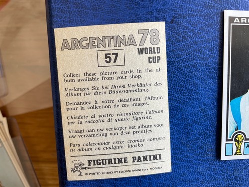 PANINI ARGENTINA 78 LUQUE N 57 MAI UTILIZZATA - Picture 2 of 2